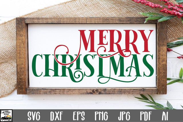 Merry Christmas SVG Cut File SVG Old Market 
