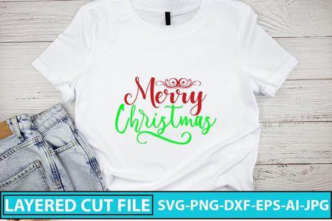 Merry Christmas SVG Cut File SVG Syaman 
