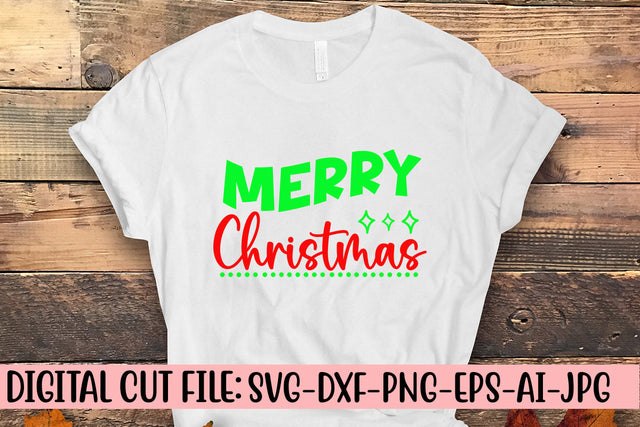 Merry Christmas SVG Cut File SVG Syaman 