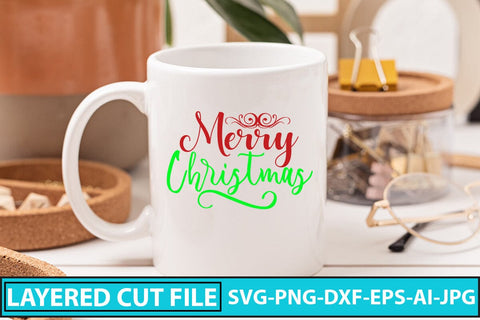 Merry Christmas SVG Cut File SVG Syaman 