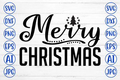 Merry Christmas SVG Cut File SVG Syaman 