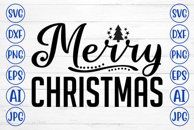 Merry Christmas SVG Cut File SVG Syaman 