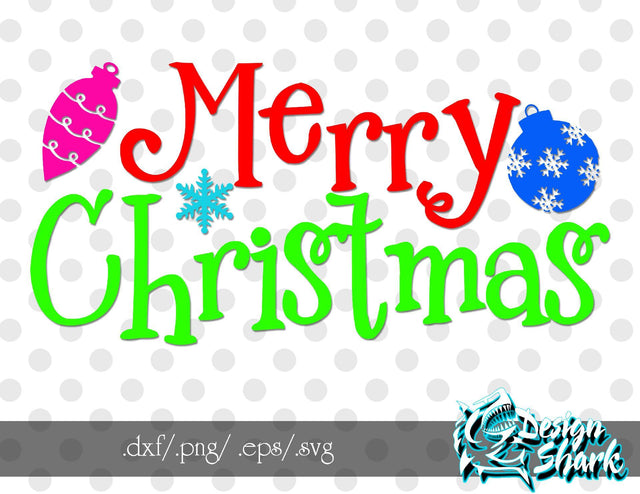 Merry Christmas SVG Design Shark 