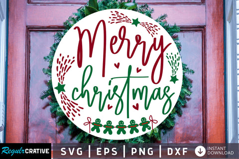 Merry christmas SVG Design SVG Regulrcrative 