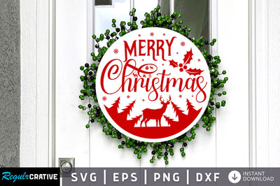 Merry christmas SVG Design SVG Regulrcrative 