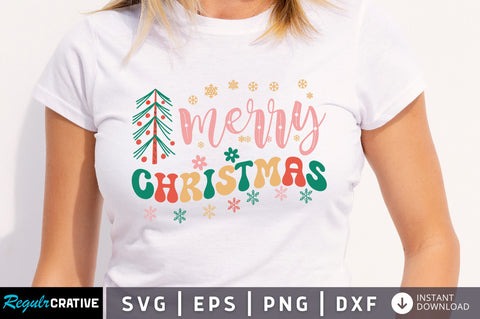 Merry christmas SVG Design SVG Regulrcrative 