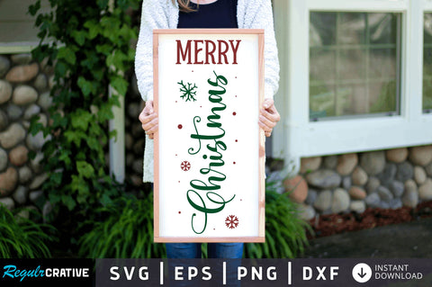 Merry christmas SVG Design SVG Regulrcrative 