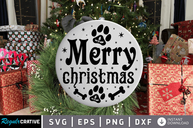 Merry christmas SVG Design SVG Regulrcrative 