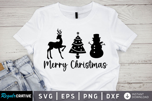 Merry christmas SVG Design SVG Regulrcrative 