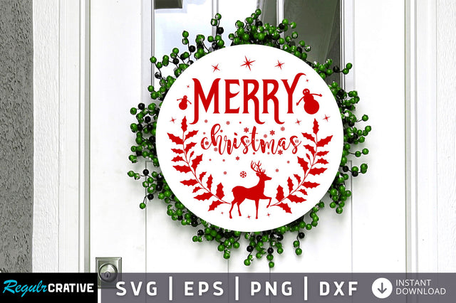 Merry christmas SVG Design SVG Regulrcrative 