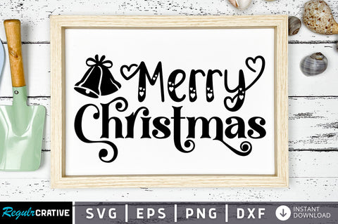 Merry christmas SVG Design SVG Regulrcrative 