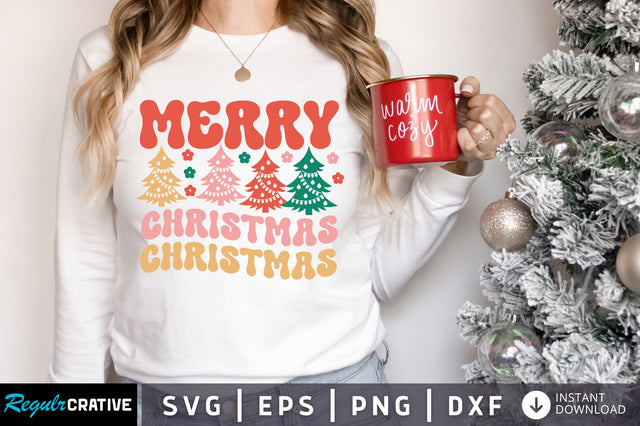 Merry christmas SVG Design SVG Regulrcrative 