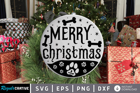 Merry christmas SVG Design SVG Regulrcrative 