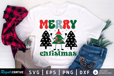 Merry christmas SVG Design SVG Regulrcrative 