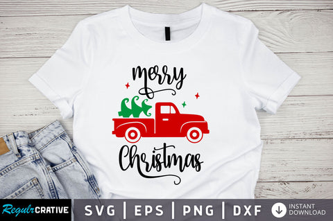 Merry christmas SVG Design SVG Regulrcrative 