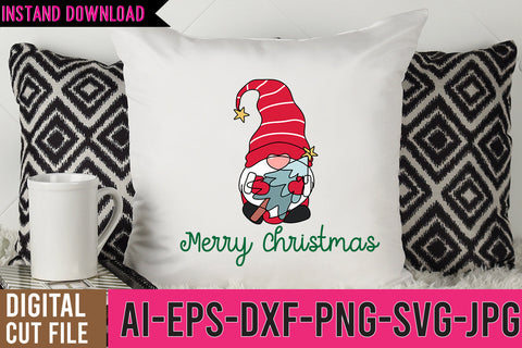 Merry Christmas SVG Design,Christmas SVG Bundle, Gnome SVG Bundle SVG BlackCatsMedia 