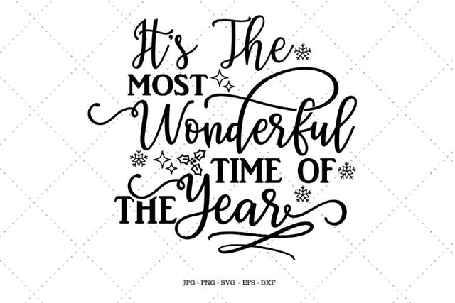 Merry Christmas Svg, Digital Files, Digital Images, It's The Most, Christmas Time, Christmas Sign Svg, Christmas Print SVG SVG Digital Designer 