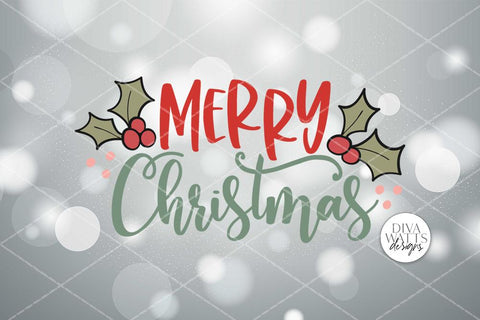 Merry Christmas SVG | Farmhouse Sign Design SVG Diva Watts Designs 
