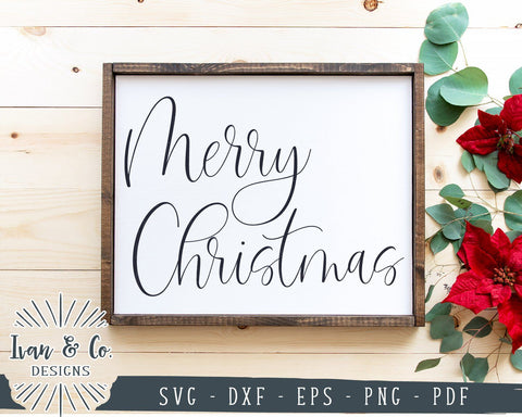 Merry Christmas SVG Files | Christmas | Holidays | Winter SVG (750940685) SVG Ivan & Co. Designs 