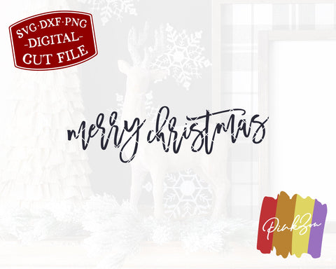 Merry Christmas SVG Files | Christmas Sign Svg | Farmhouse Christmas Svg | Commercial Use | Cricut | Silhouette | Digital Cut Files (1055904592) SVG PinkZou 