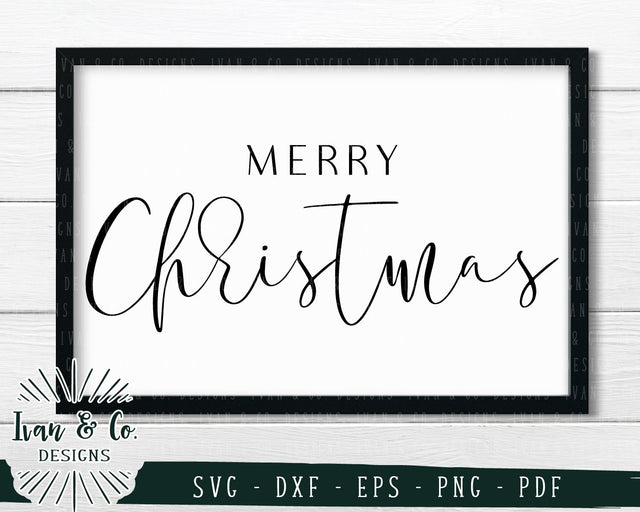 Merry Christmas SVG Files | Christmas | Winter | Holidays SVG (739867703) SVG Ivan & Co. Designs 