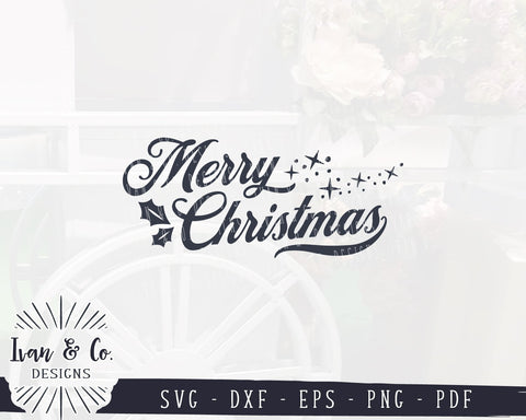 Merry Christmas SVG Files | Holidays | Winter | Holly | Christian | Round Sign SVG (896394752) SVG Ivan & Co. Designs 