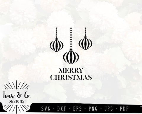 Merry Christmas SVG Files | Ornament | Decoration | Holidays | Winter SVG (848421917) SVG Ivan & Co. Designs 