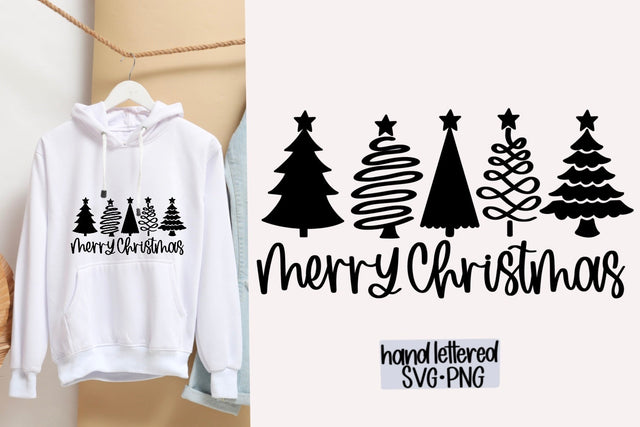 Merry Christmas SVG, Hand Lettered SVG SVG AnitaAlyiaLettering 