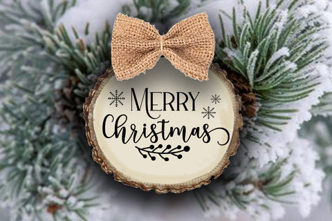 Merry Christmas SVG I Christmas Door Sign SVG I Holiday SVG SVG Happy Printables Club 