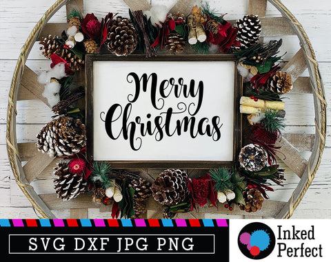 Merry Christmas SVG Inked Perfect 