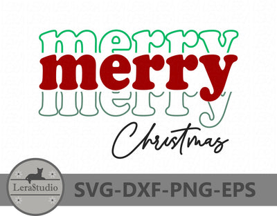 Merry Christmas SVG Lerastudio 