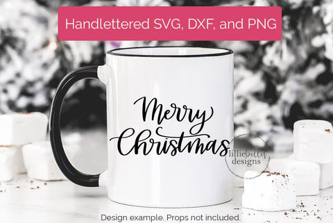 Merry Christmas SVG lillie belles designs 