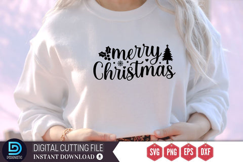 Merry christmas SVG, Merry christmas SVG DESIGNISTIC 