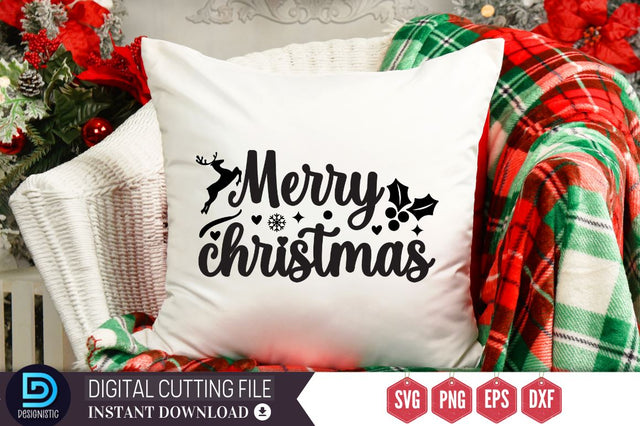 Merry christmas SVG, Merry christmas SVG DESIGNISTIC 