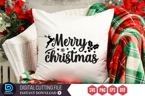 Merry christmas SVG, Merry christmas SVG DESIGNISTIC 