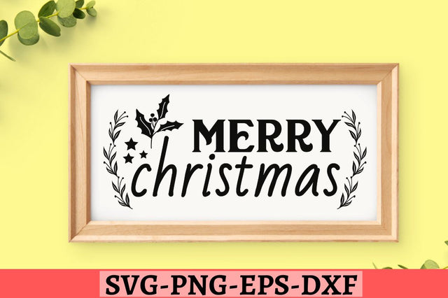 Merry christmas SVG, Merry christmas SVG DESIGNISTIC 