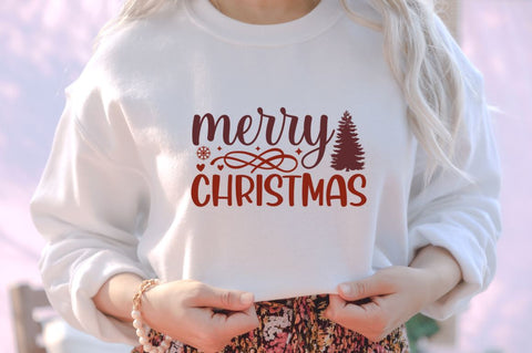 Merry christmas SVG, Merry christmas SVG DESIGNISTIC 