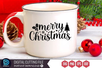 Merry christmas SVG, Merry christmas SVG DESIGNISTIC 