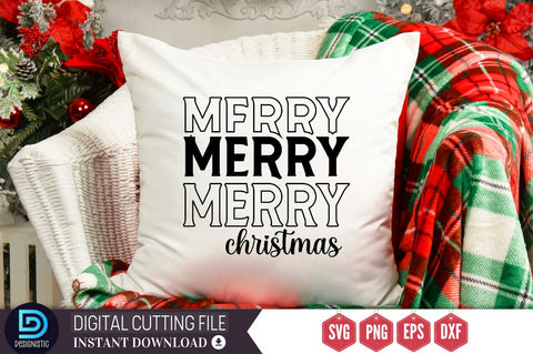Merry christmas SVG, Merry christmas SVG DESIGNISTIC 