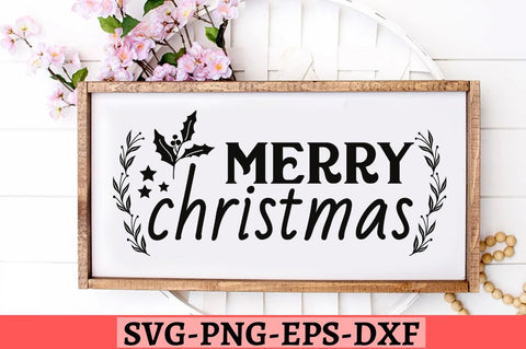 Merry christmas SVG, Merry christmas SVG DESIGNISTIC 