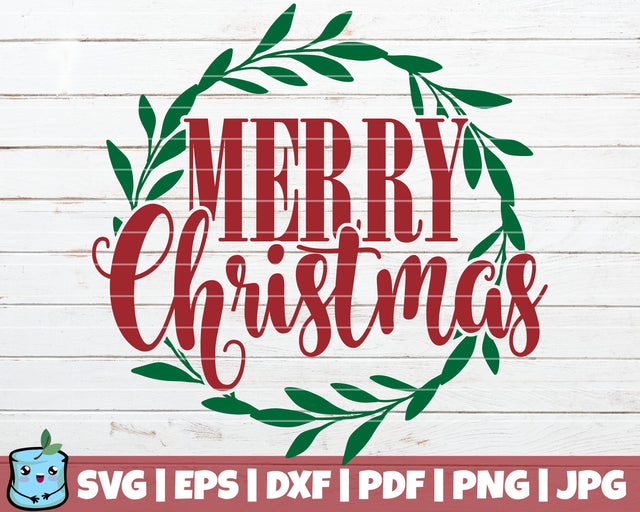 Merry Christmas SVG MintyMarshmallows 