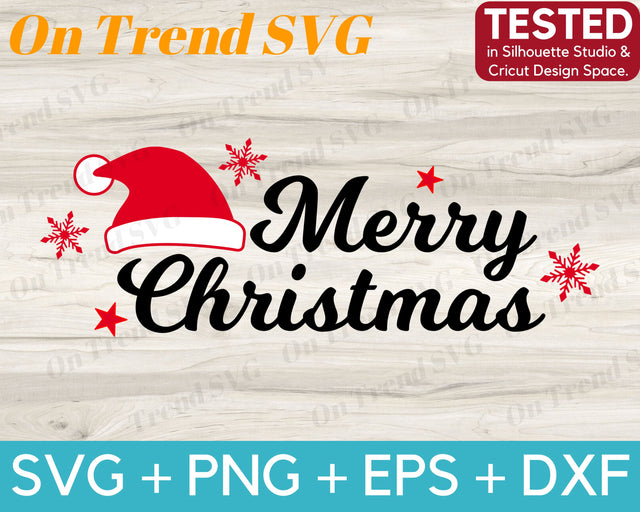 Merry Christmas SVG PNG DXF EPS SVG OnTrendSVG 