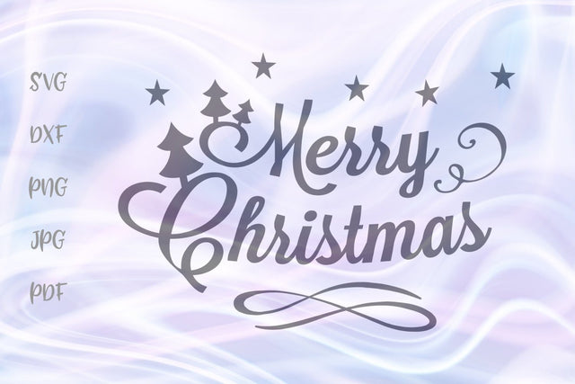 Merry Christmas SVG, PNG, DXF, PDF, JPG SVG Digitals by Hanna 