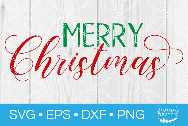 Merry Christmas SVG SavanasDesign 