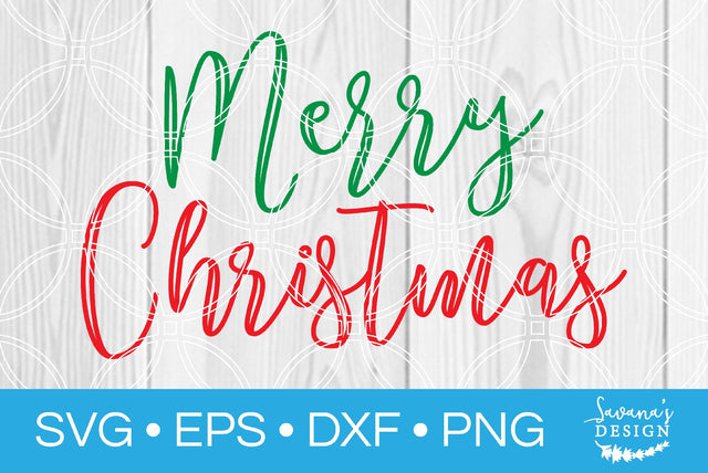 Merry Christmas SVG SavanasDesign 