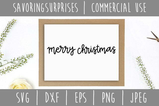 Merry Christmas SVG SavoringSurprises 