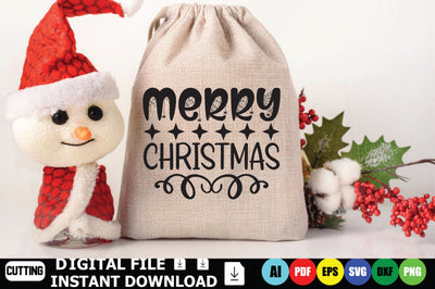 Merry Christmas SVG Shahin alam 