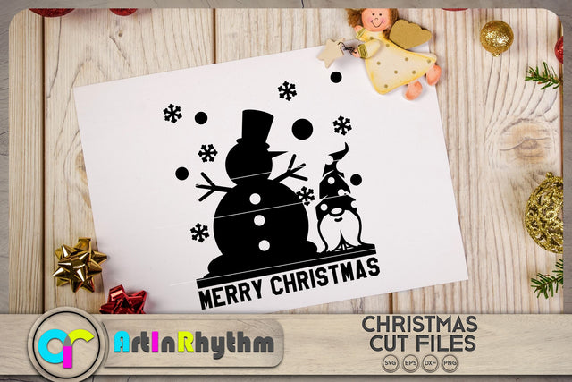 Merry Christmas SVG, Snowman SVG SVG Artinrhythm shop 