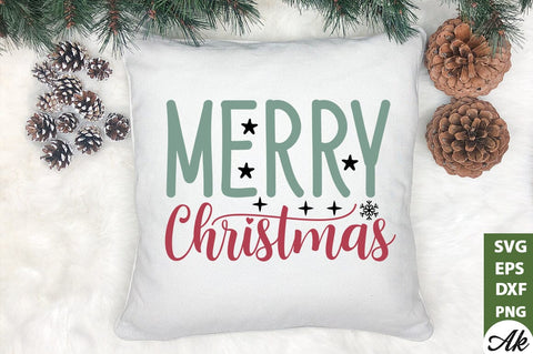 Merry christmas SVG SVG akazaddesign 