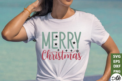 Merry christmas SVG SVG akazaddesign 